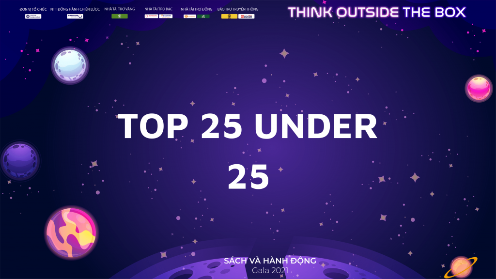 Giải thưởng vinh danh thành viên cộng đồng SVHĐ toàn quốc 2021 - Top 25 under 25