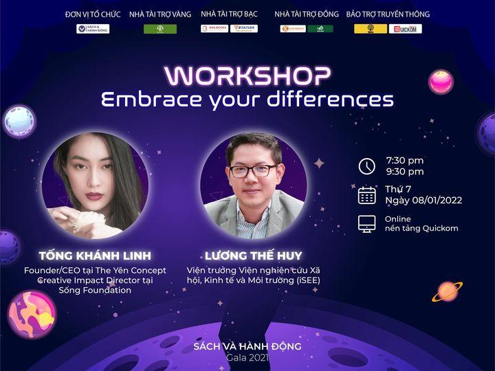 Workshop Sách và Hành Động - "Embrace your differences"